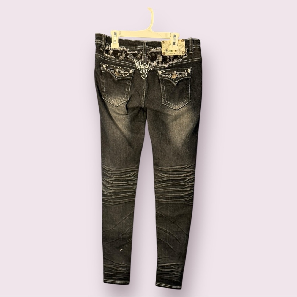 Raw Blue Women's Size 5/6 denim ripped jeans - Picture 9 of 12